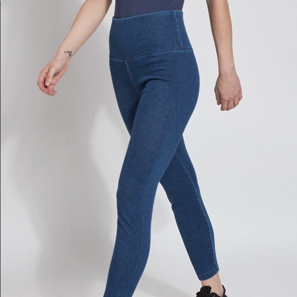 Lysse Blue Denim Leggings